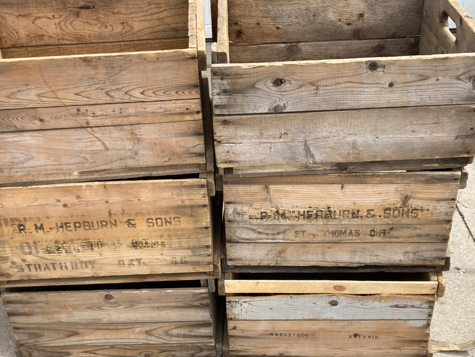 Apple Crates for sale