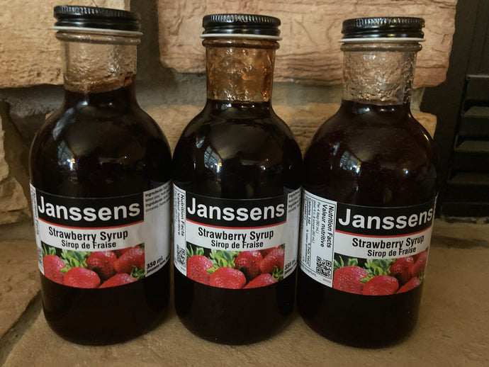 Janssens Strawberry Syrup - 350ml